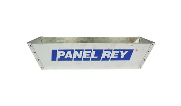 Charola de acero galvanizado Panel Rey de 12"